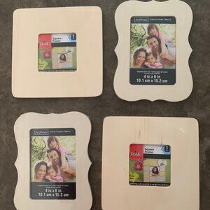 #6- 4 Wooden DIY Frames